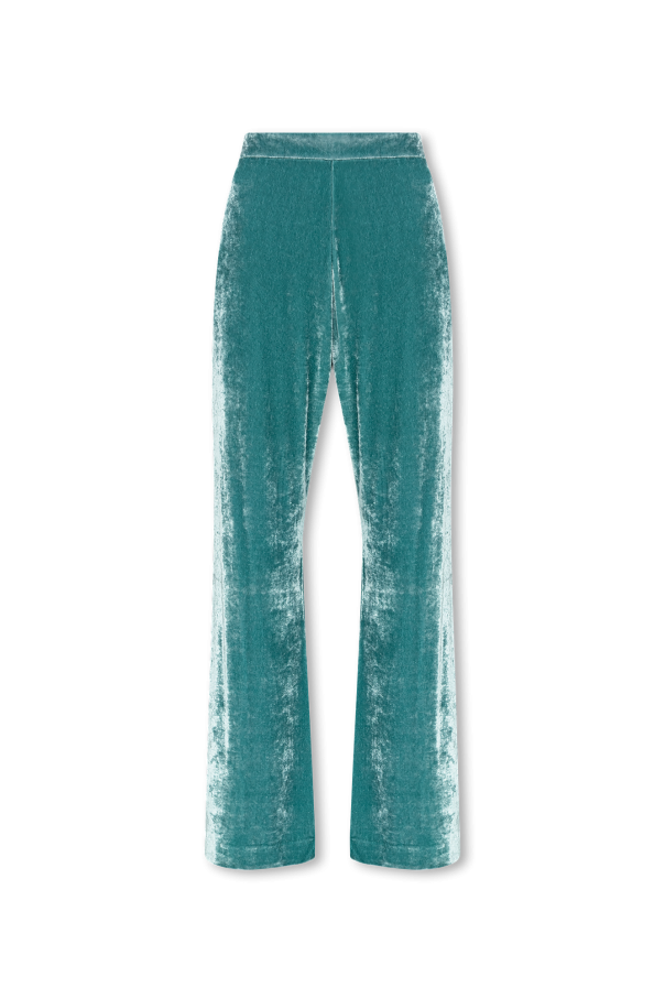JIL SANDER Velour trousers
