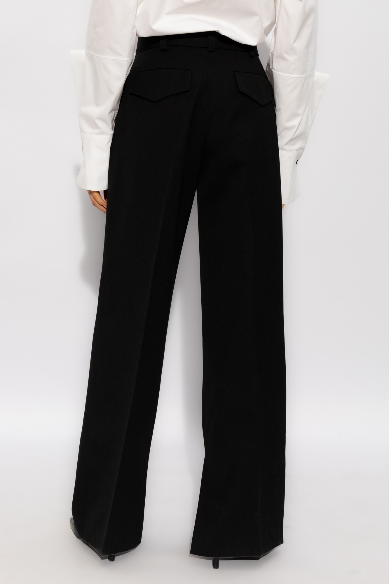 JIL SANDER Pleat-front medelh trousers