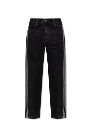 Jeans with straight-leg cut