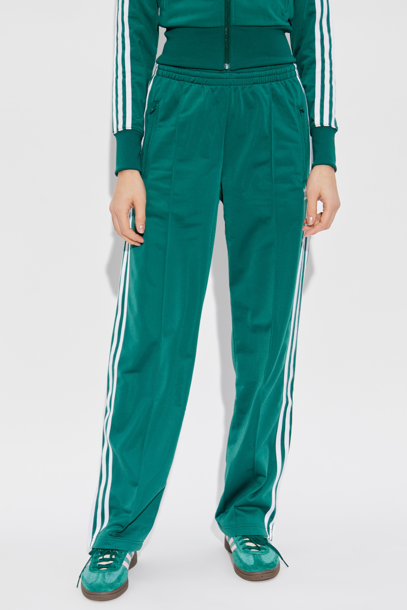 teal adidas sweatpants