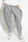 Y-3 GREY Loose-fit pants