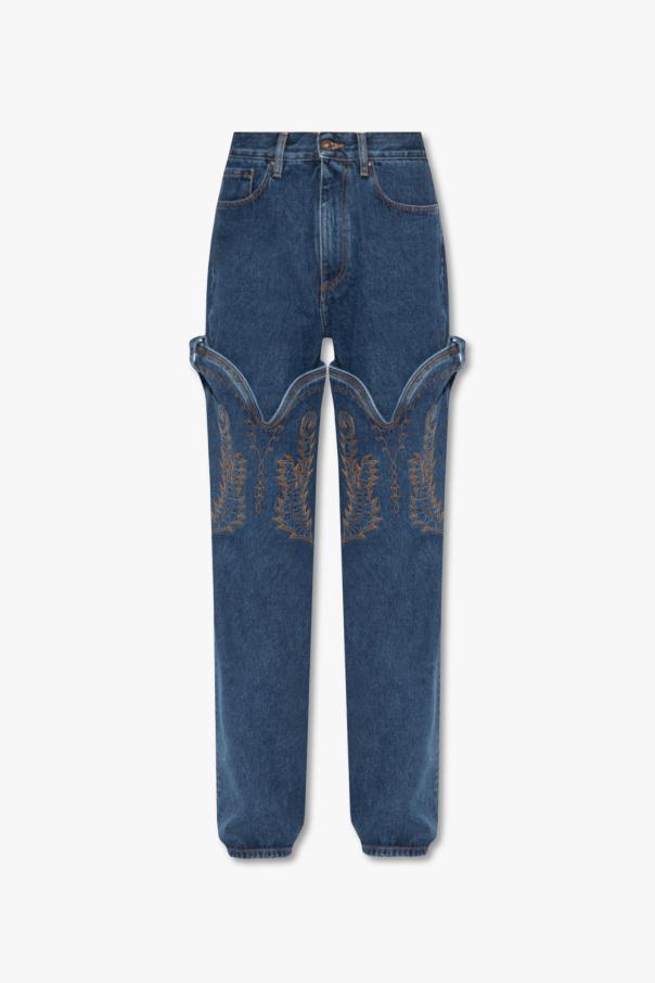 Y Project Jeans with detachable cuffs