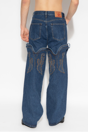 Y Project Jeans with detachable cuffs