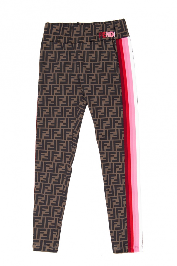 Fendi Kids Patterned leggings