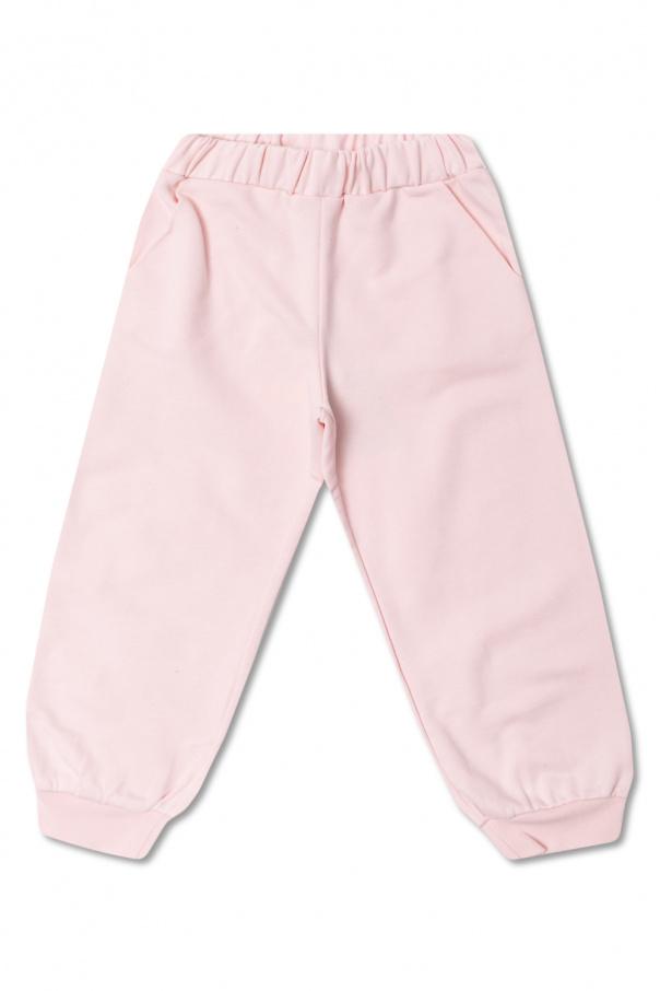 Fendi Kids Fendi Lurex Sock High-Top pink