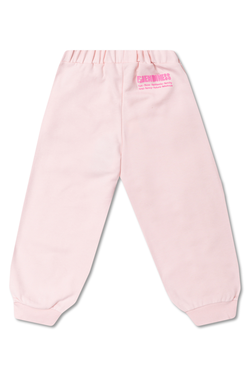 Fendi Kids Fendi Lurex Sock High-Top pink