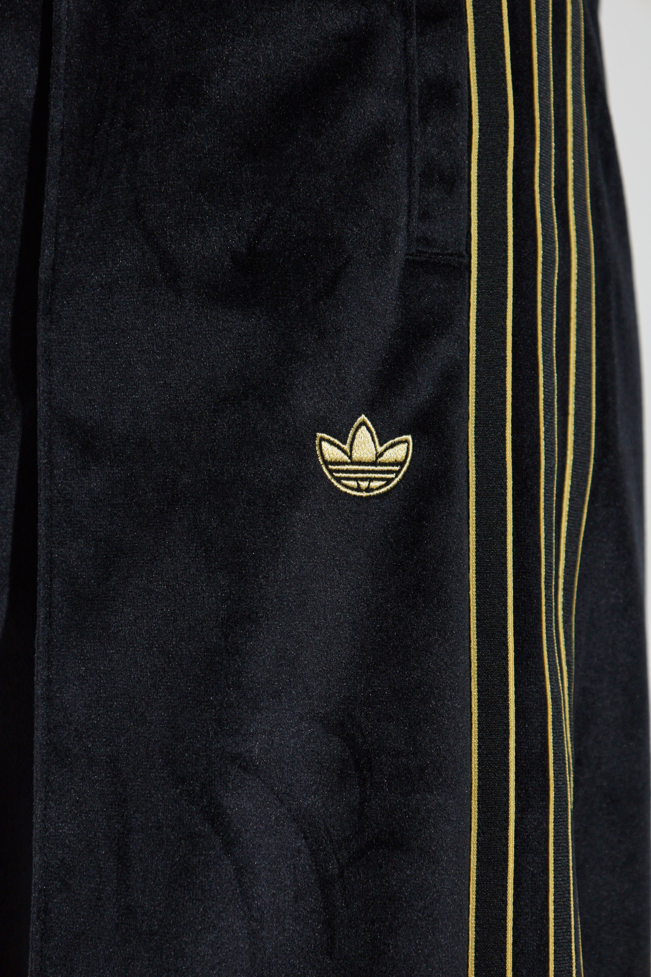 gold adidas pants
