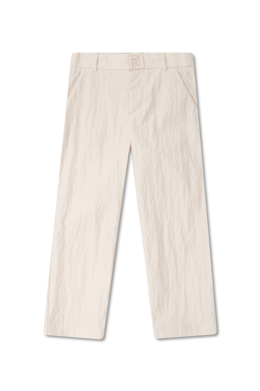 Fendi Kids Cotton Alaska trousers