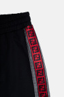 Fendi Kids BLACK Sweatpants with logo