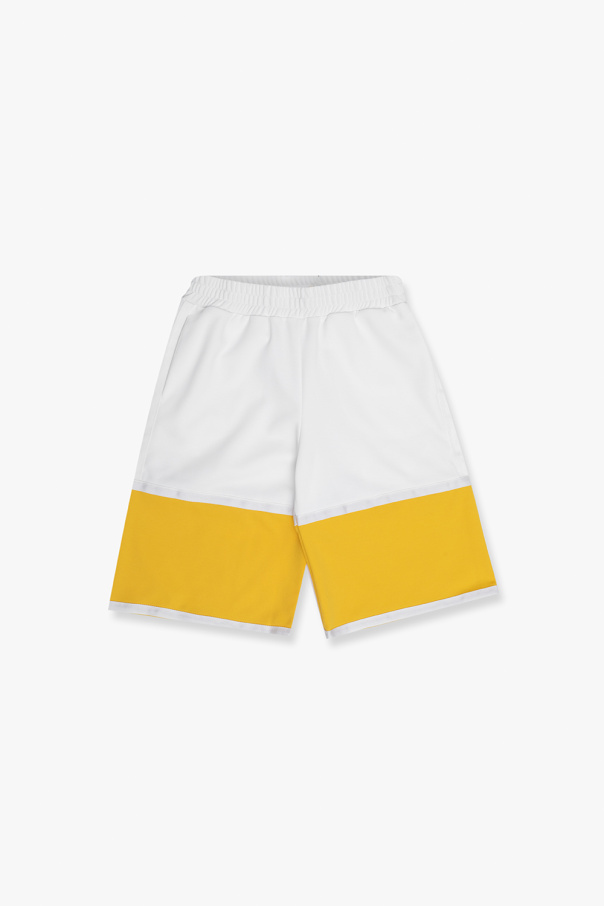 Side-stripe shorts od Fendi Kids