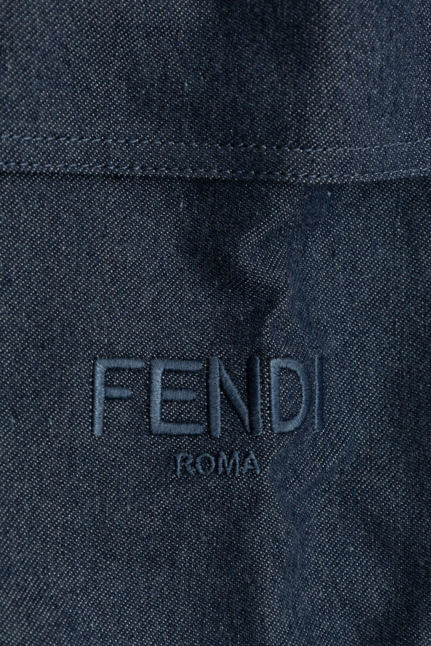 Fendi Kids Spodnie dresowe typu `cargo`