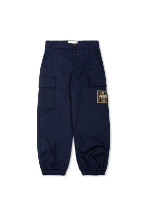 Cotton ‘cargo’ trousers