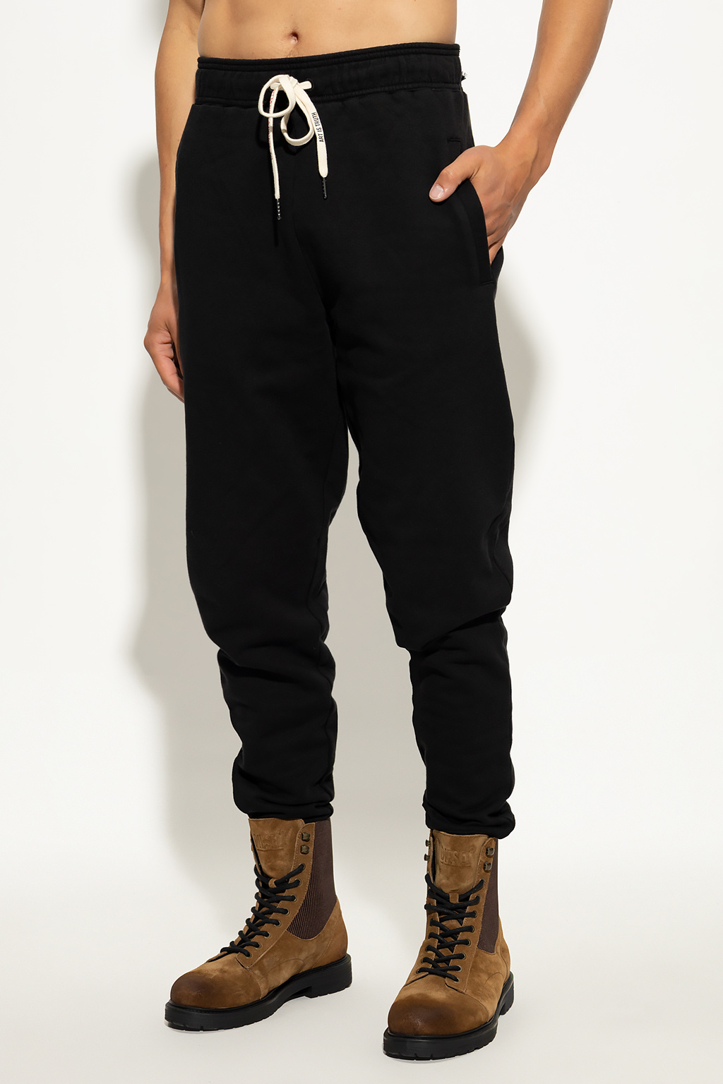 GenesinlifeShops Denmark - slim-fit tailored shorts Grey - Black 'Capri'  sweatpants Zadig & Voltaire