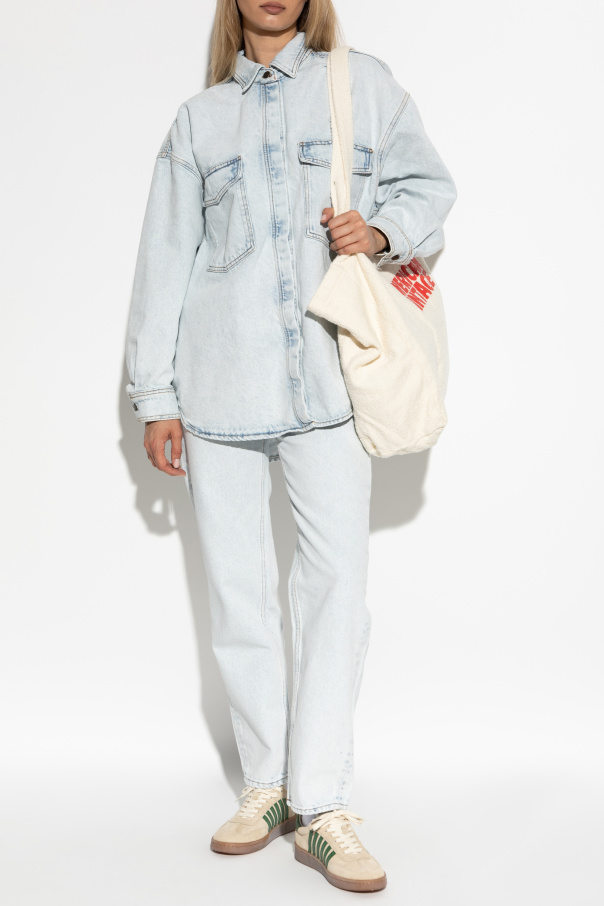 American Vintage Jeans mit leicht zulaufendem Bein