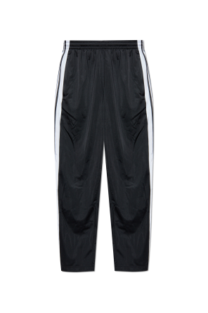 Trousers with logo