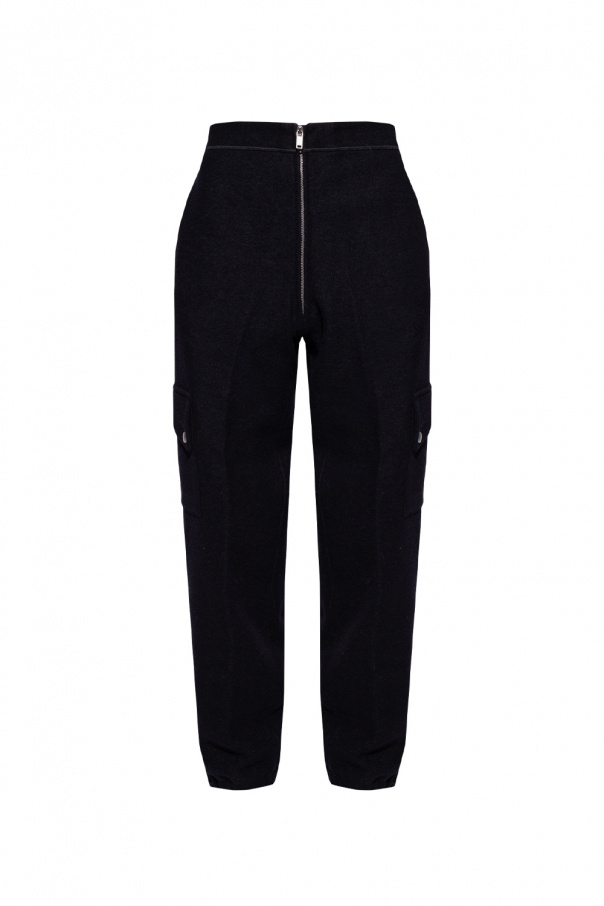 JIL SANDER+ High-waisted Plunge trousers