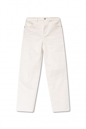 Proenza Schouler White Label Cotton Linen Shorts Schwarz