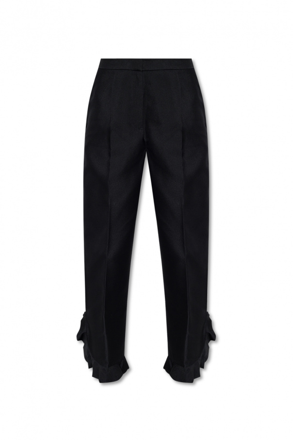 JIL SANDER Pleat-front bow trousers