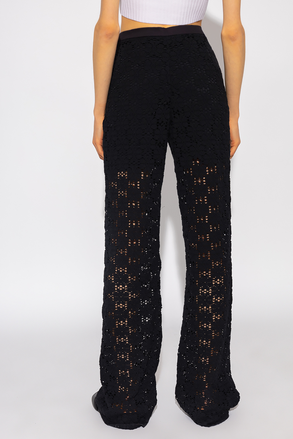 JIL SANDER Openwork trousers