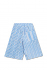 fendi Logo Kids Monogrammed shorts