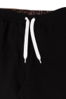 Fendi Kids BLACK Reversible trousers
