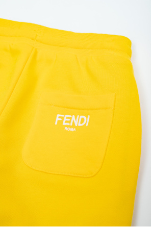 Fendi Kids Reversible Echtleder trousers