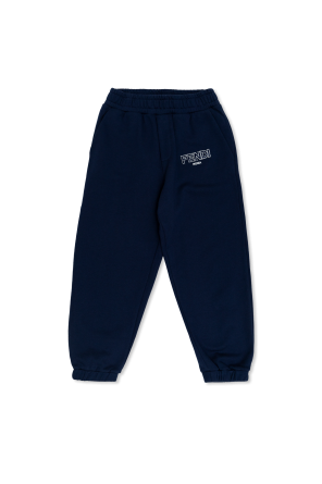 Sweatpants with embossed logo