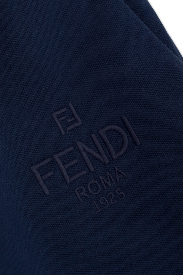 Fendi Kids Sweatpants with embroidered logo