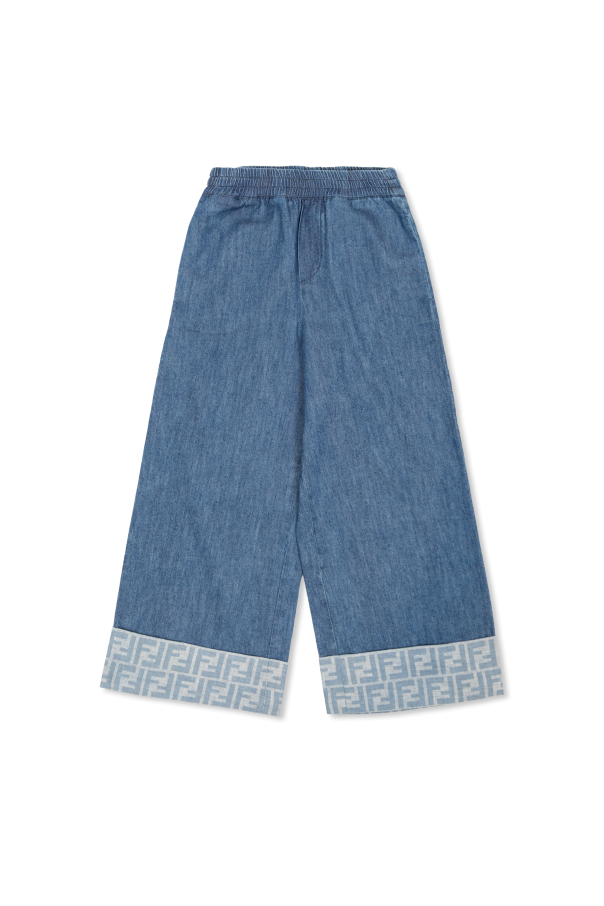 Wide-leg jeans, zdjęcie 1 Wide-leg jeans od Fendi Kids