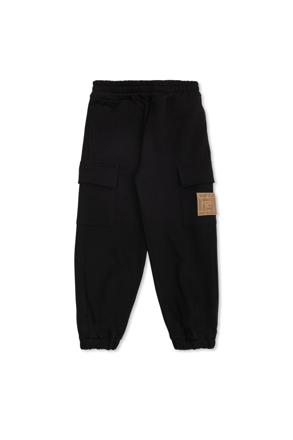Cargo sweatpants od Fendi Kids