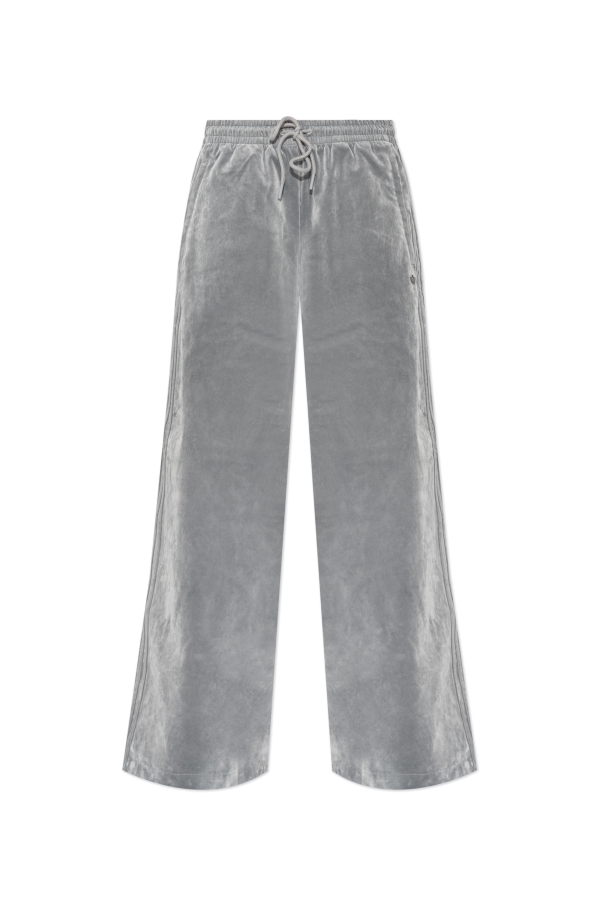 Velvet wide-leg trousers od ADIDAS Originals