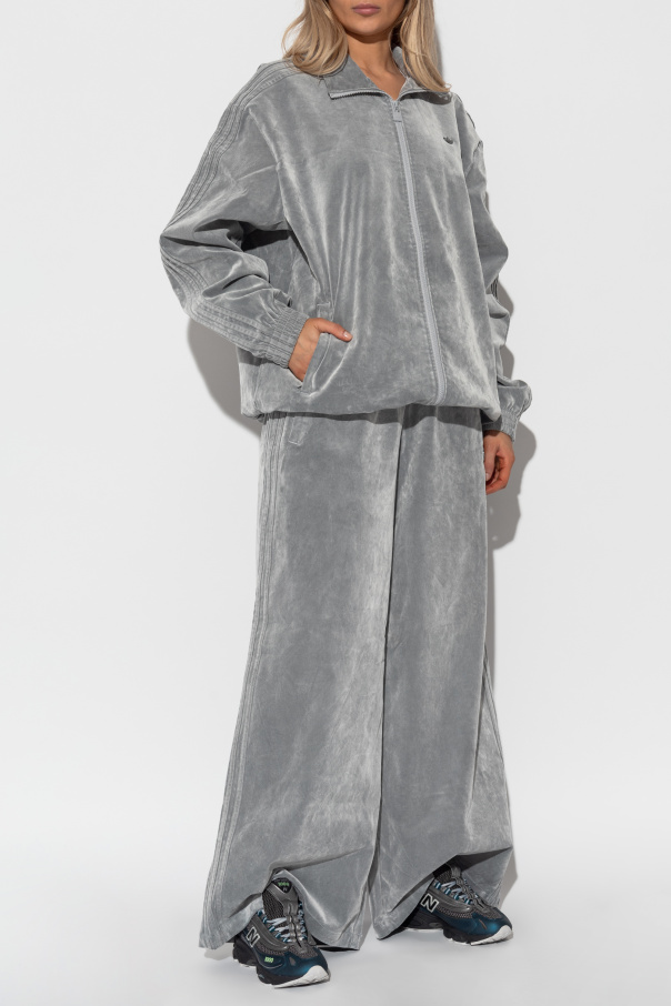 ADIDAS Originals Velvet wide-leg trousers