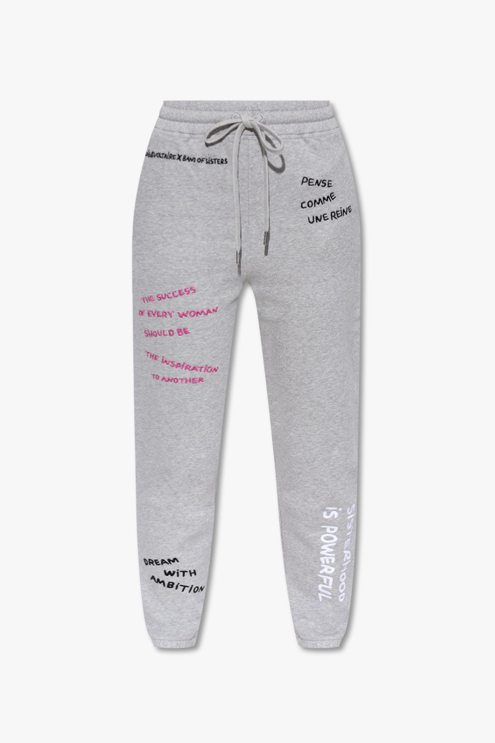 Grey Embroidered sweatpants Zadig & Voltaire - Vitkac GB