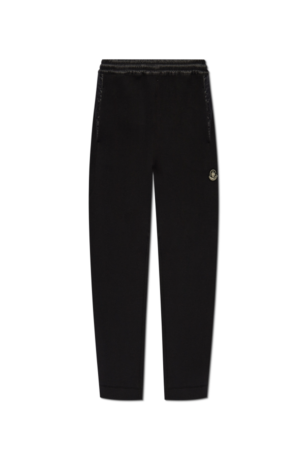 Sweatpants with logo patch od Moncler