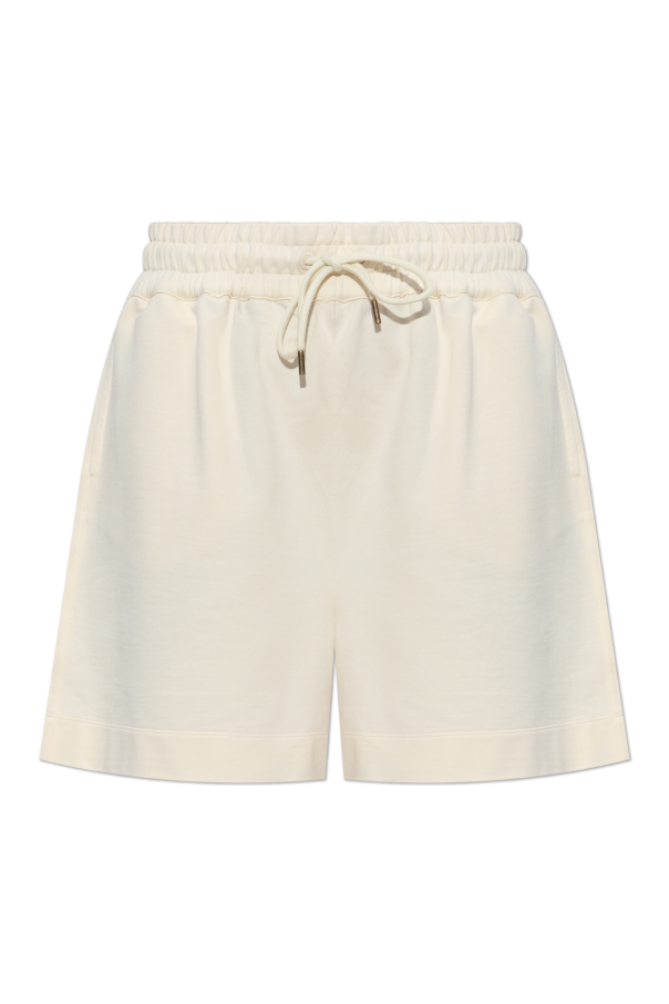 Moncler Cotton shorts with logo patch