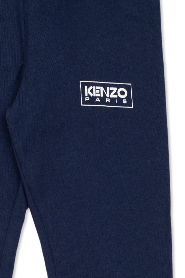 Kenzo Kids Jacquemus cut out-detail sleeveless dress Blu