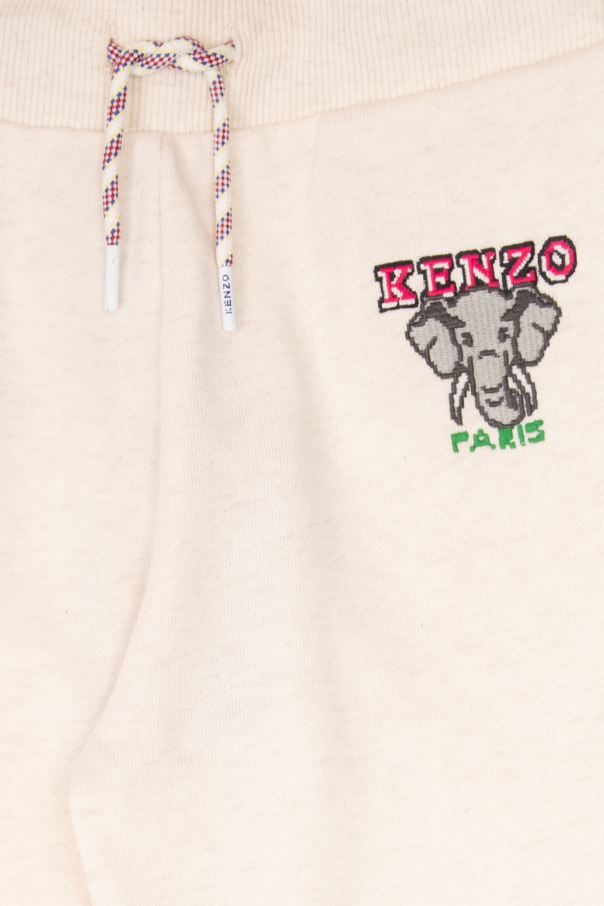 Kenzo Kids Logo Detail Cotton Track-pants
