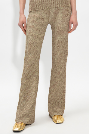 Ganni Ribbed trousers