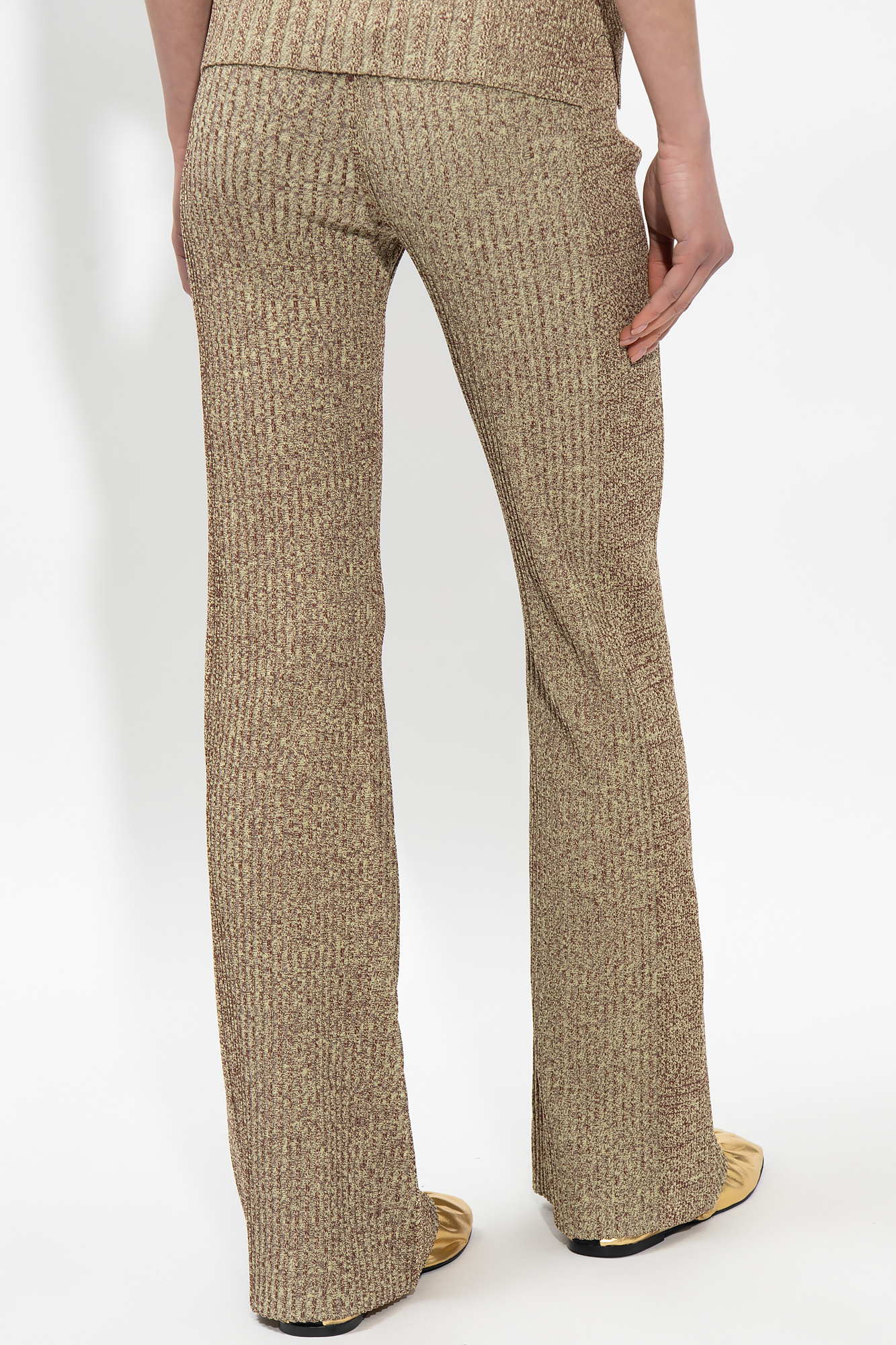 Ganni Ribbed trousers