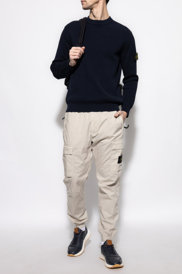 Stone Island Trousers with logo