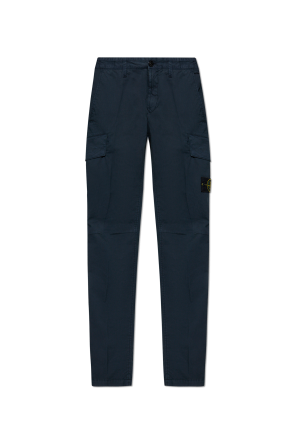 Trousers with logo