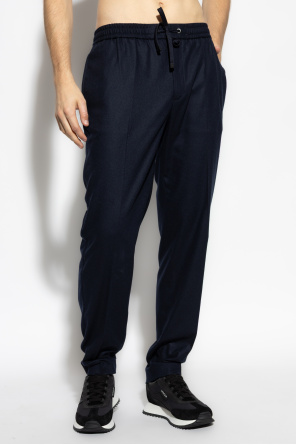 Moncler Trousers with cashmere trim