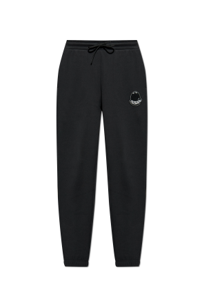 Trousers with logo