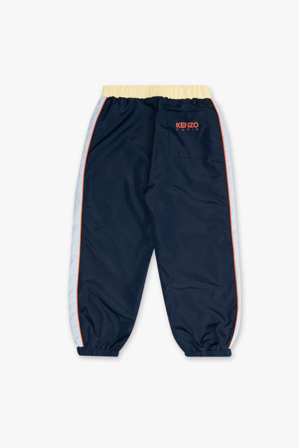 Kenzo Kids trousers Taupe with logo