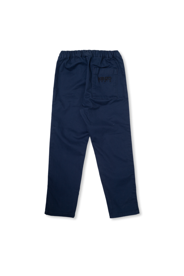 Kenzo Kids Cotton Blue trousers