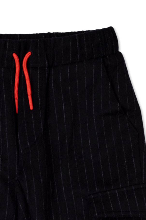 Kenzo Kids Pinstriped double-breasted trousers