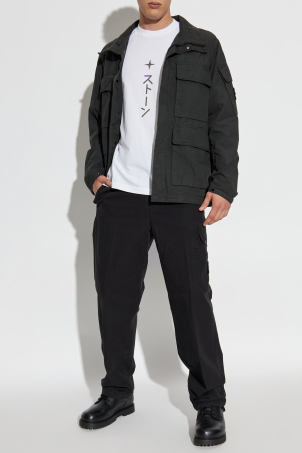 Stone Island Trousers with logo