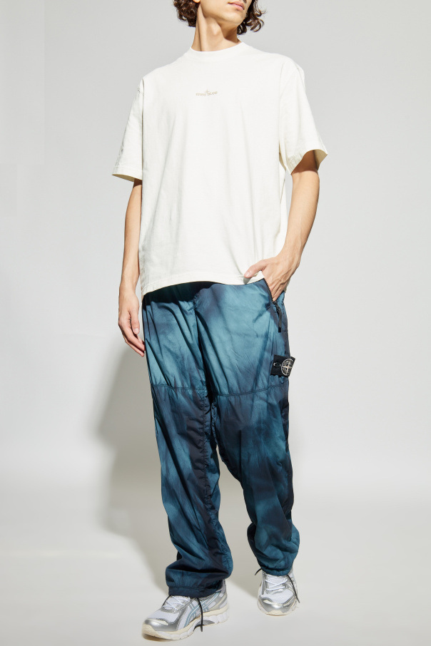Stone Island Trousers with drawstring cuffs