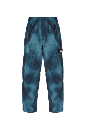 Trousers with drawstring cuffs