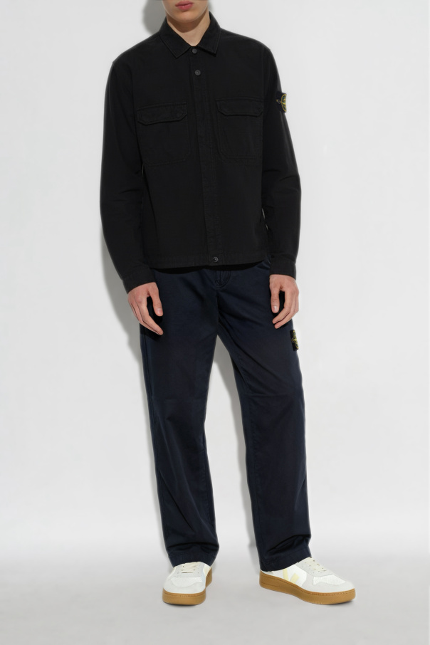 Stone Island Trousers with logo